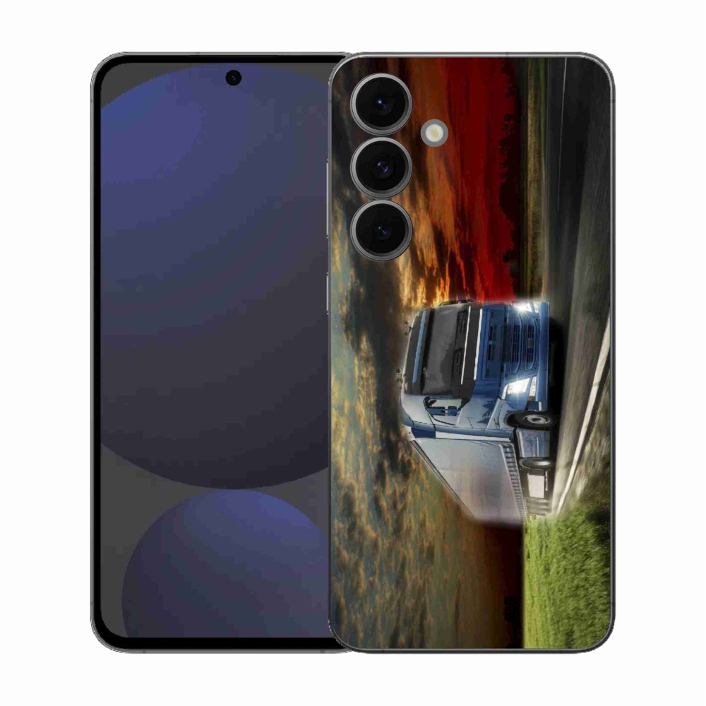 Gelový kryt mmCase na Samsung Galaxy S25 FE - kamion 4