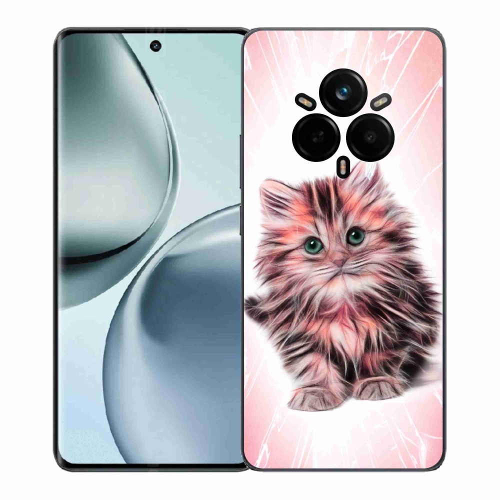 Gelový kryt mmCase na Realme 14 Pro+ 5G - roztomilé kotě