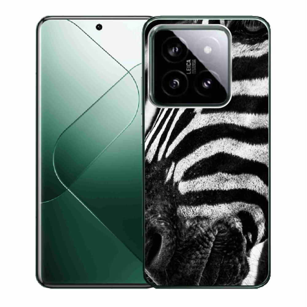 Gelový kryt mmCase na Xiaomi 14 - zebra