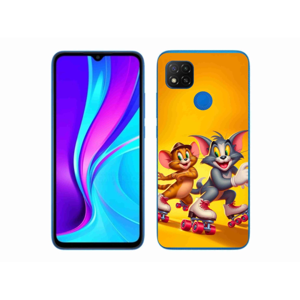 Gelový kryt mmCase na Xiaomi Redmi 9C - tom a jerry