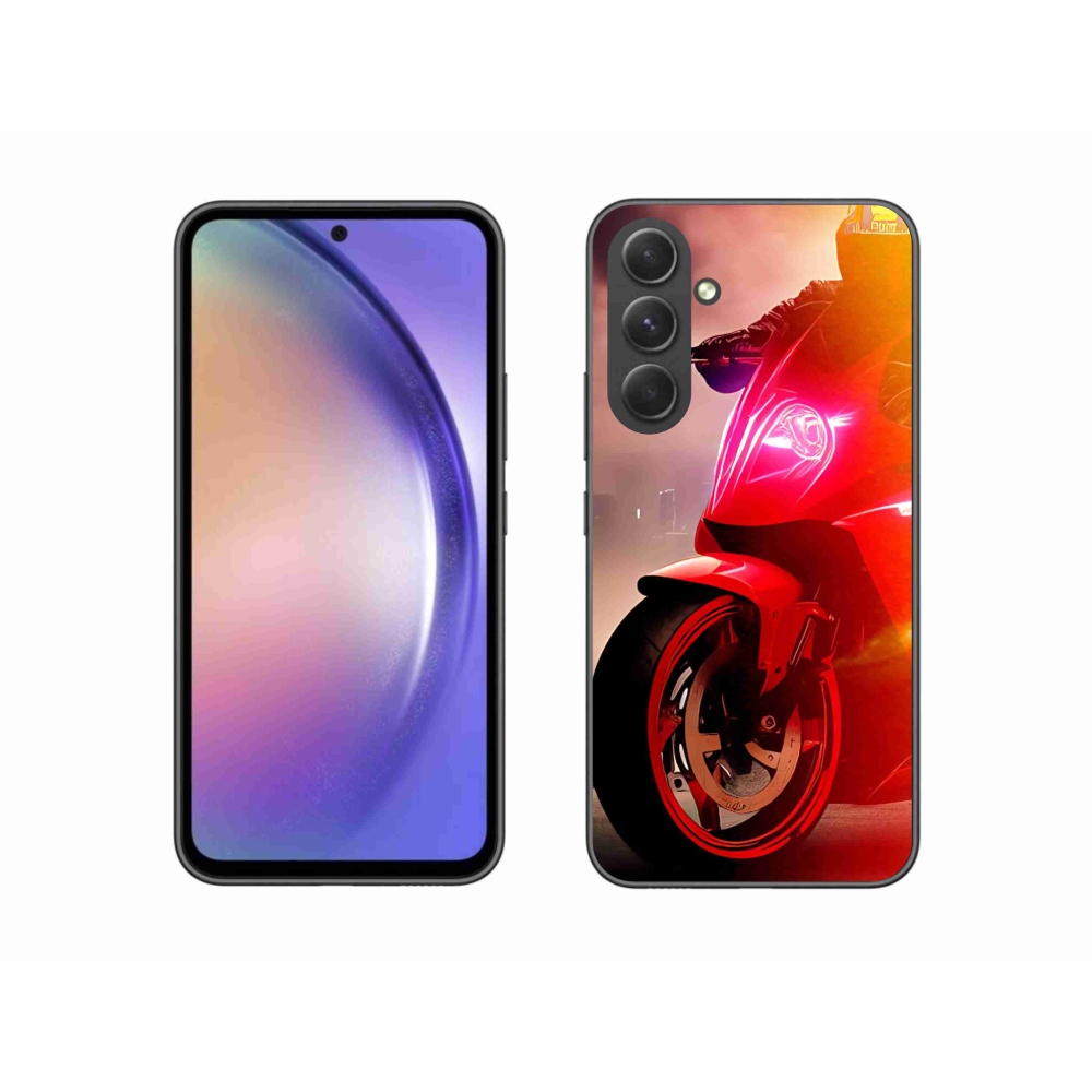 Gelový kryt mmCase na Samsung Galaxy A54 5G - motorka