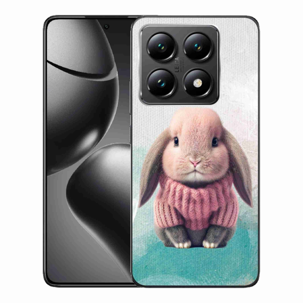 Gelový kryt mmCase na Xiaomi 14T - králíček ve svetru