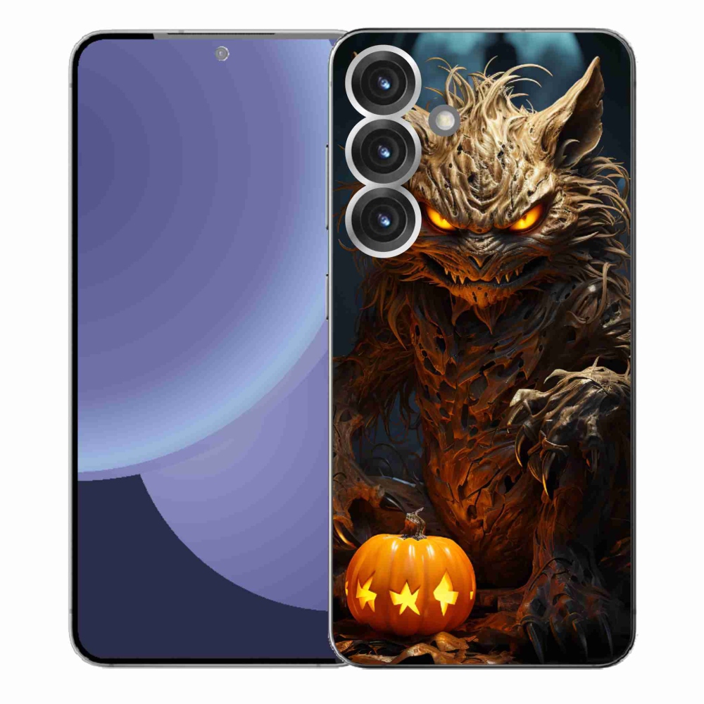 Gelový kryt mmCase na Samsung Galaxy S25+ - halloweenská příšera