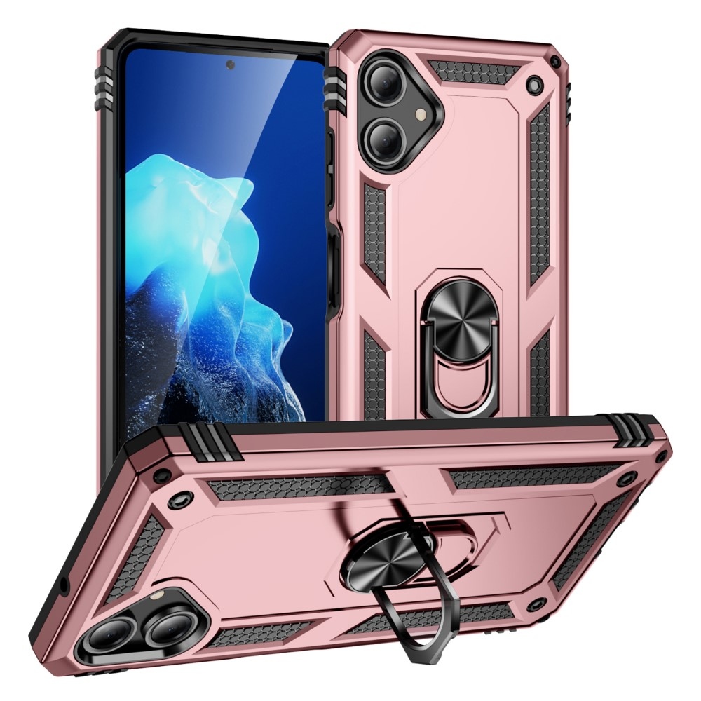 Rings odolný kryt na Samsung Galaxy A06 4G - růžovozlatý