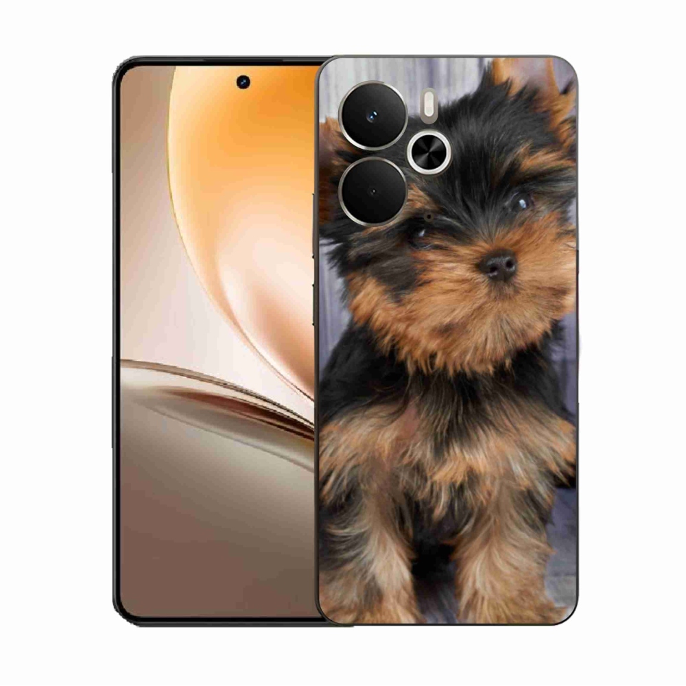 Gelový kryt mmCase na Realme 14 5G - jorkšír 9
