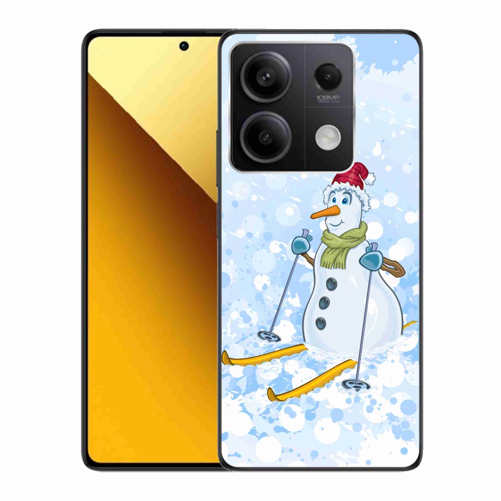Gelový kryt mmCase na Xiaomi Redmi Note 13 5G - sněhulák
