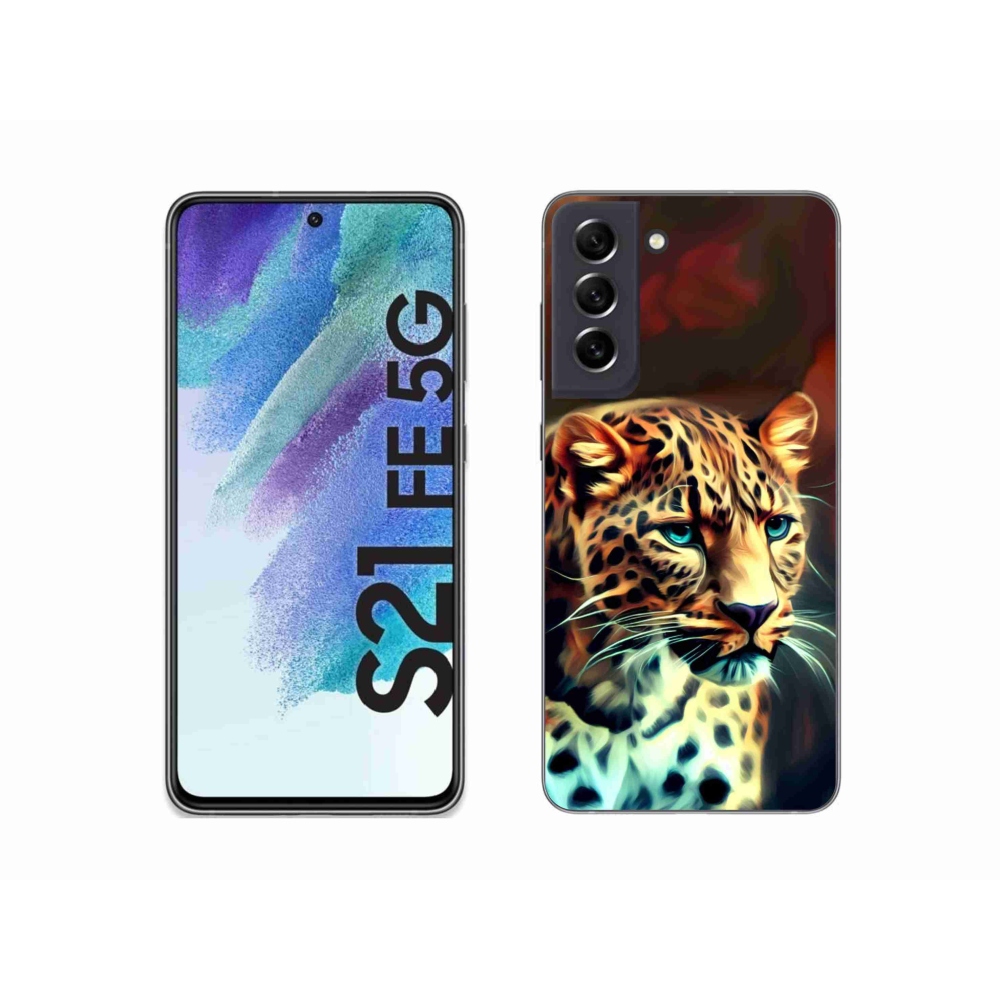 Gelový kryt mmCase na Samsung Galaxy S21 FE 5G - leopard