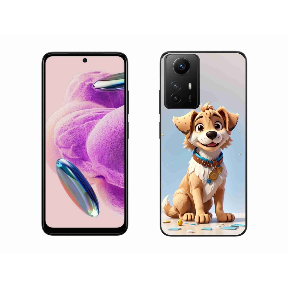 Gelový kryt mmCase na Xiaomi Redmi Note 12S - kreslené štěně