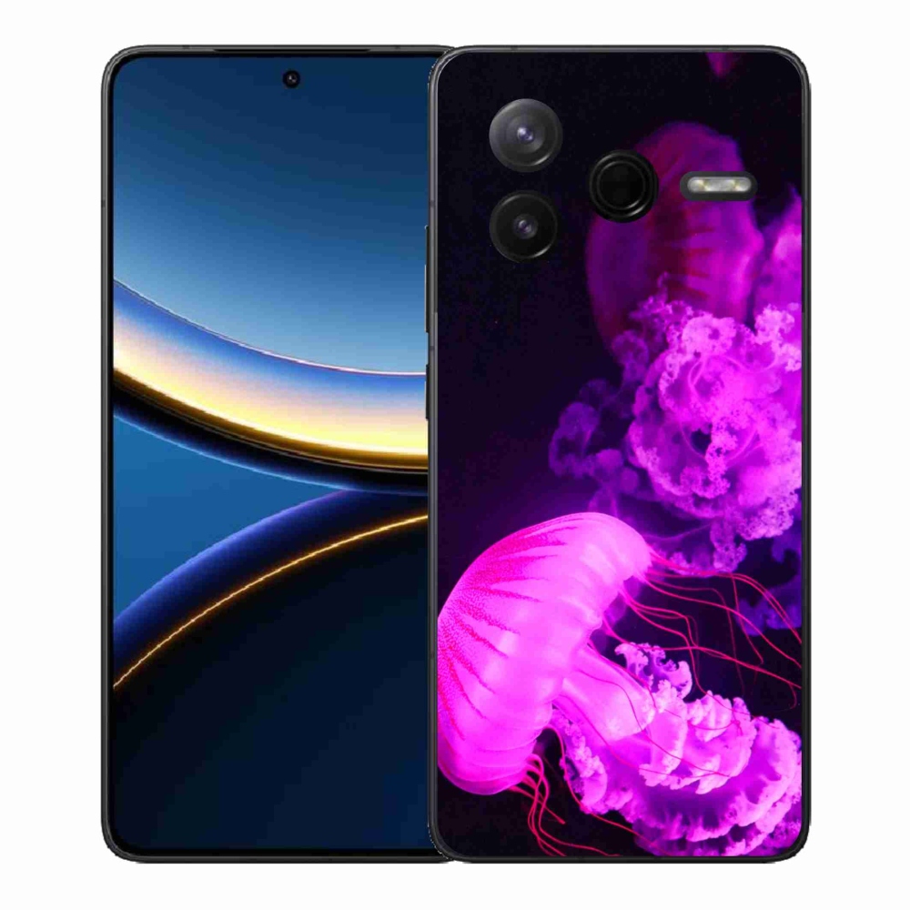 Gelový kryt mmCase na Xiaomi Poco F7 Pro - medúza 1