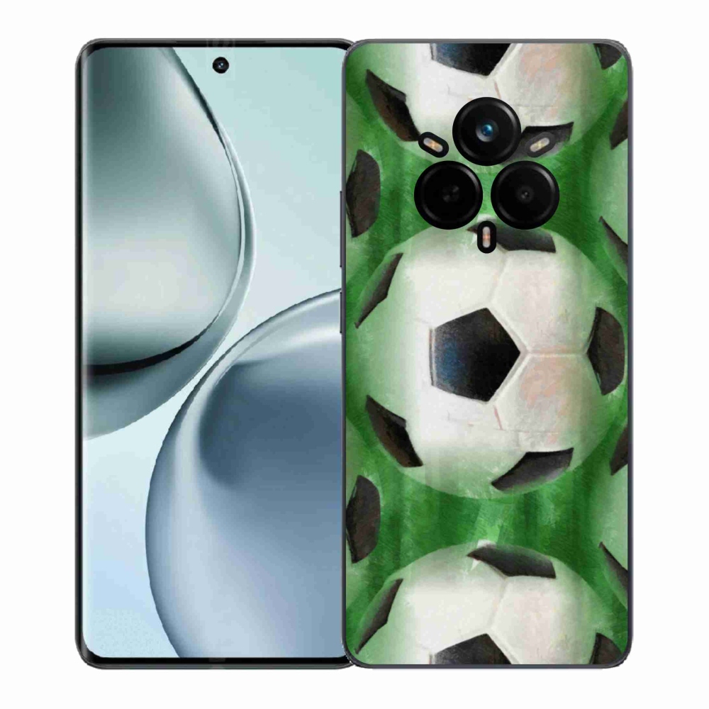 Gelový kryt mmCase na Realme 14 Pro+ 5G - fotbalový míč