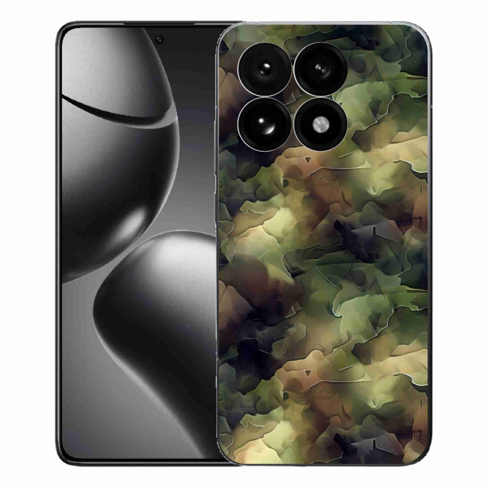 Gelový kryt mmCase na Xiaomi 15T - maskáčový vzor 10