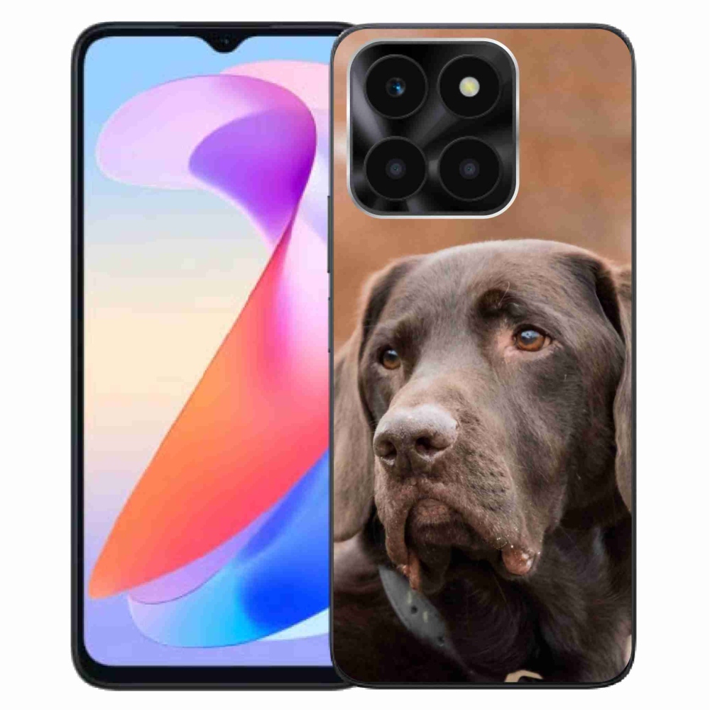 Gelový obal mmCase na Honor X6a - hnědý labrador
