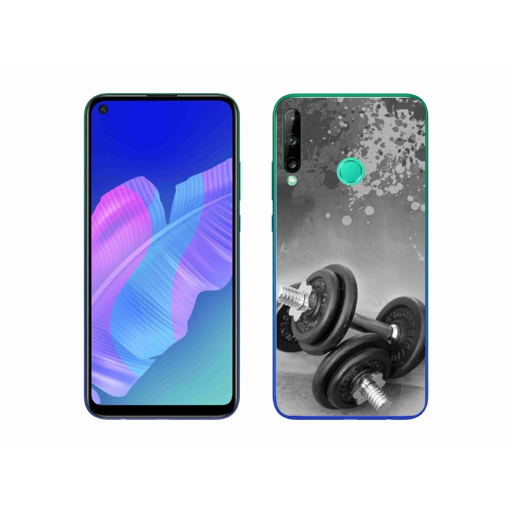 Gelový kryt mmCase na Huawei P40 Lite E - činky 1