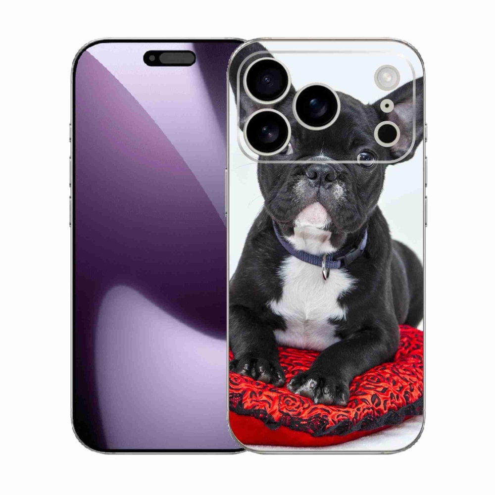 Gelový kryt mmCase na iPhone 17 Pro - buldok