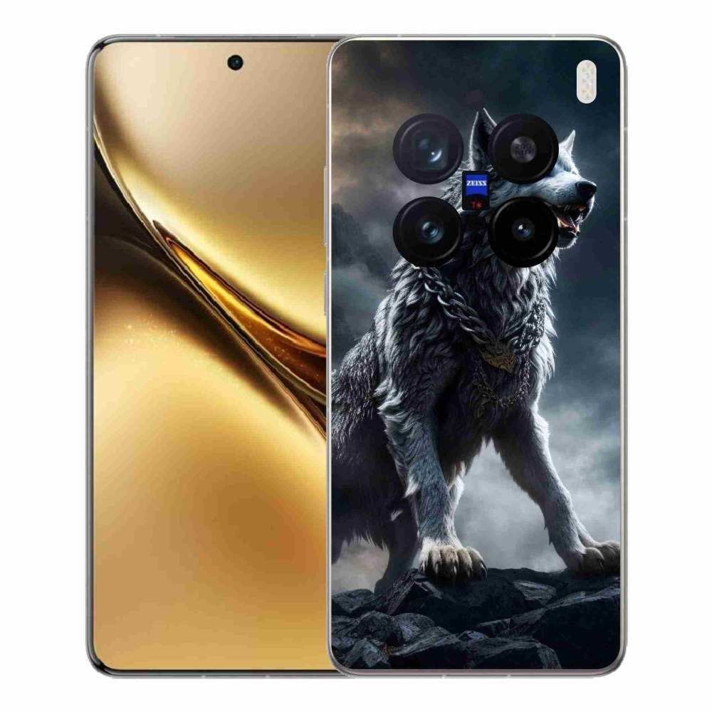 Gelový kryt mmCase na Vivo X200 Pro 5G - vlk 1