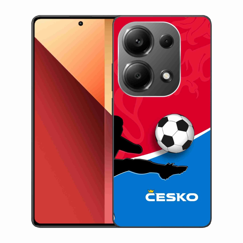 Gelový kryt mmCase na Xiaomi Redmi Note 13 Pro 4G/Poco M6 Pro  - fotbal Česko 2