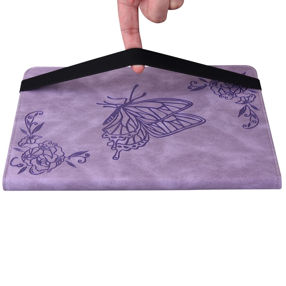 Imprint zavírací pouzdro na Lenovo Tab M10 5G - fialové
