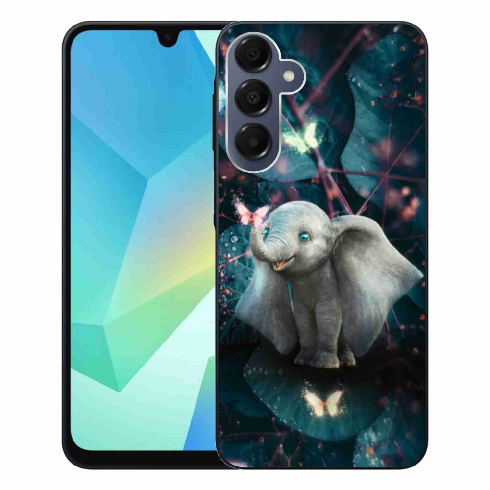 Gelový kryt mmCase na Samsung Galaxy A16 4G/5G - roztomilý slon