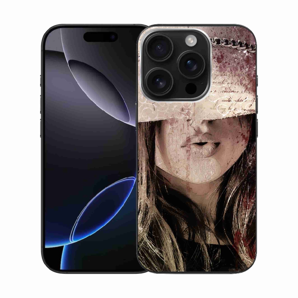 Gelový kryt mmCase na iPhone 16 Pro - dívka