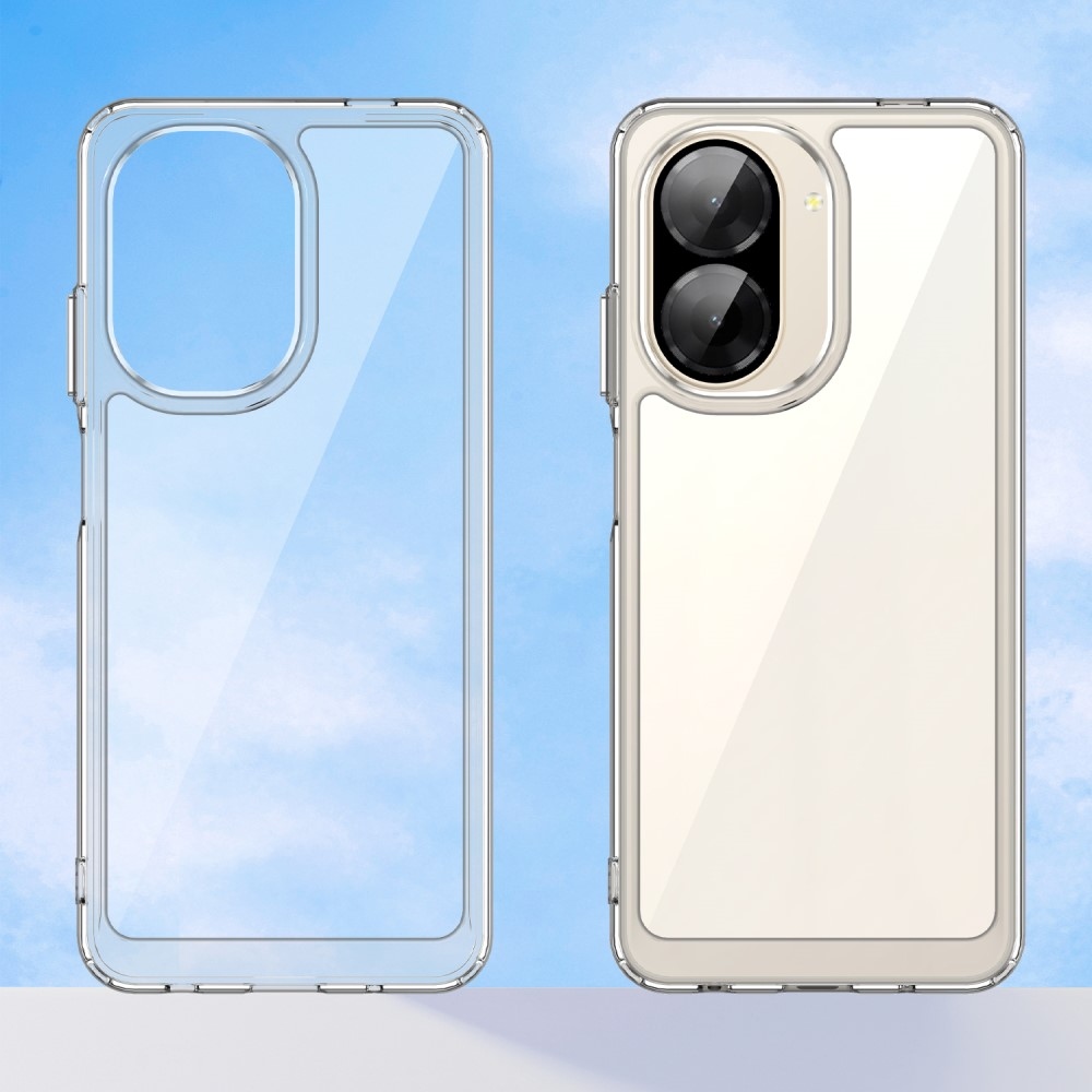 Gelový obal s pevnými zády na Xiaomi Redmi A5 (173.45x79.35x8.45mm) - průhledný