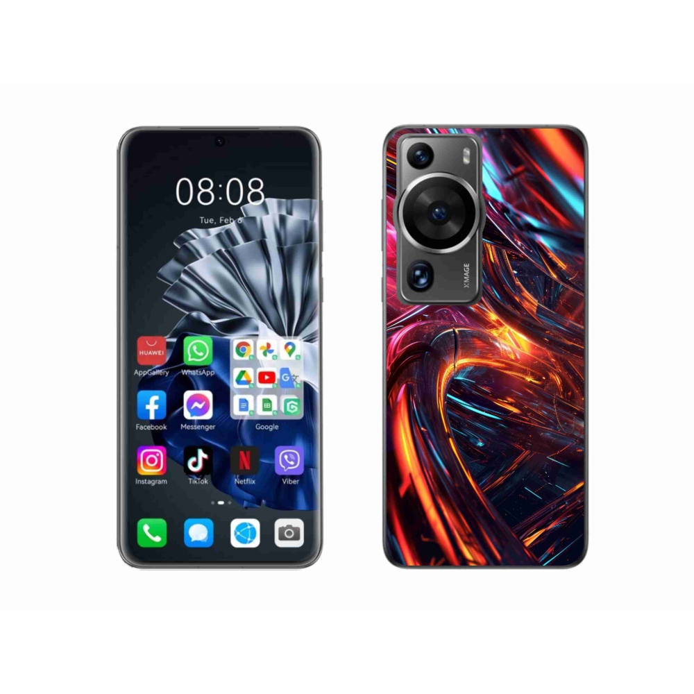 Gelový kryt mmCase na Huawei P60 Pro - abstraktní motiv 10