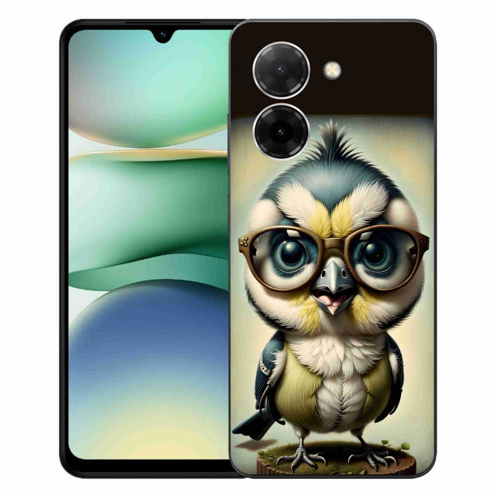 Gelový kryt mmCase na Xiaomi Redmi A5 (171.7x77.8x8.3mm) - mládě s brýlemi