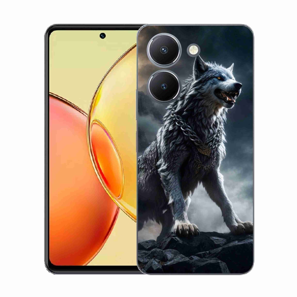 Gelový kryt mmCase na Vivo Y36 - vlk 1