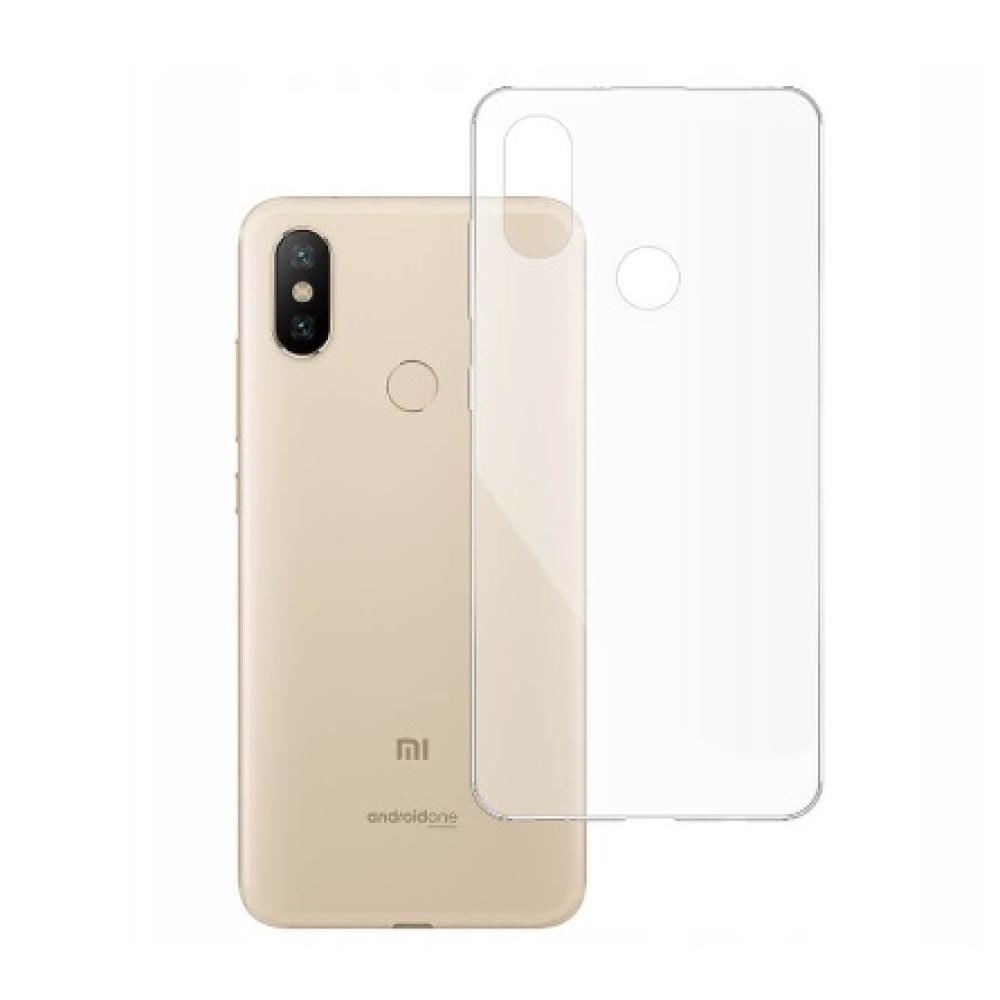 Průhledný gelový obal na Xiaomi Mi A2 - průhledný