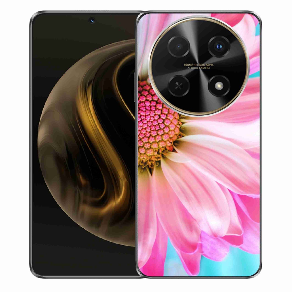Gelový kryt mmCase na Huawei Nova 12i - růžová květina