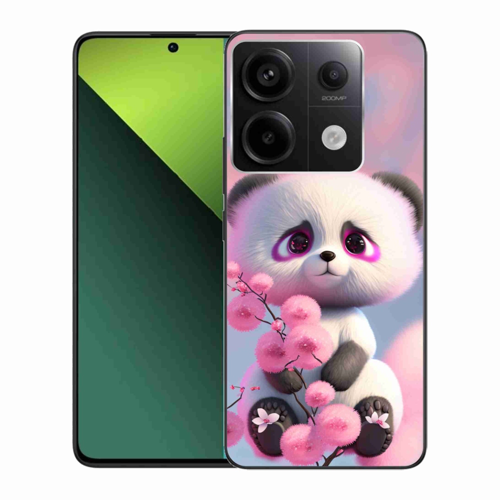 Gelový kryt mmCase na Xiaomi Redmi Note 13 Pro 5G/Poco X6 5G - roztomilá panda 1