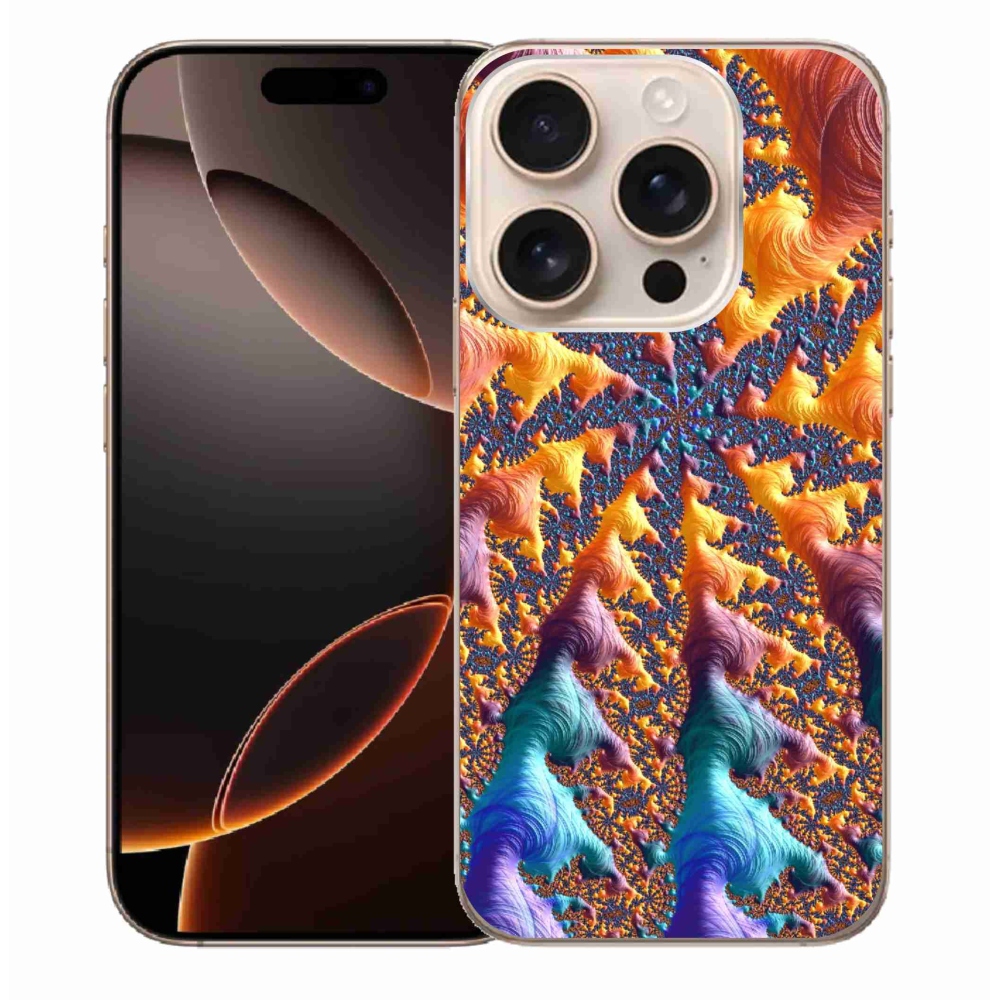 Gelový kryt mmCase na iPhone 16 Pro Max - abstraktní motiv 23