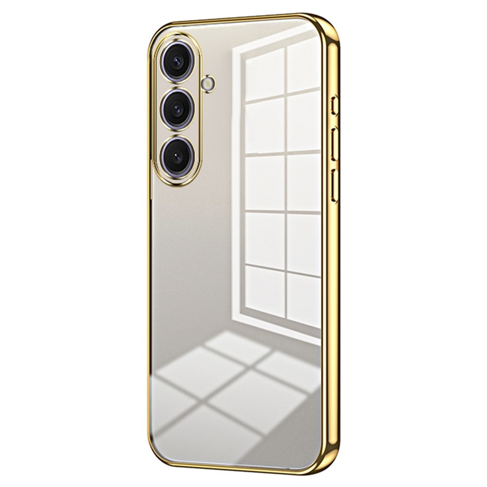 Electro gelový obal na Samsung Galaxy S25+ - zlatý