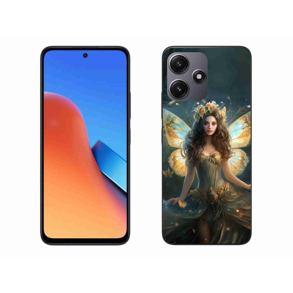 Gelový kryt mmCase na Xiaomi Redmi 12 5G - motýlí žena