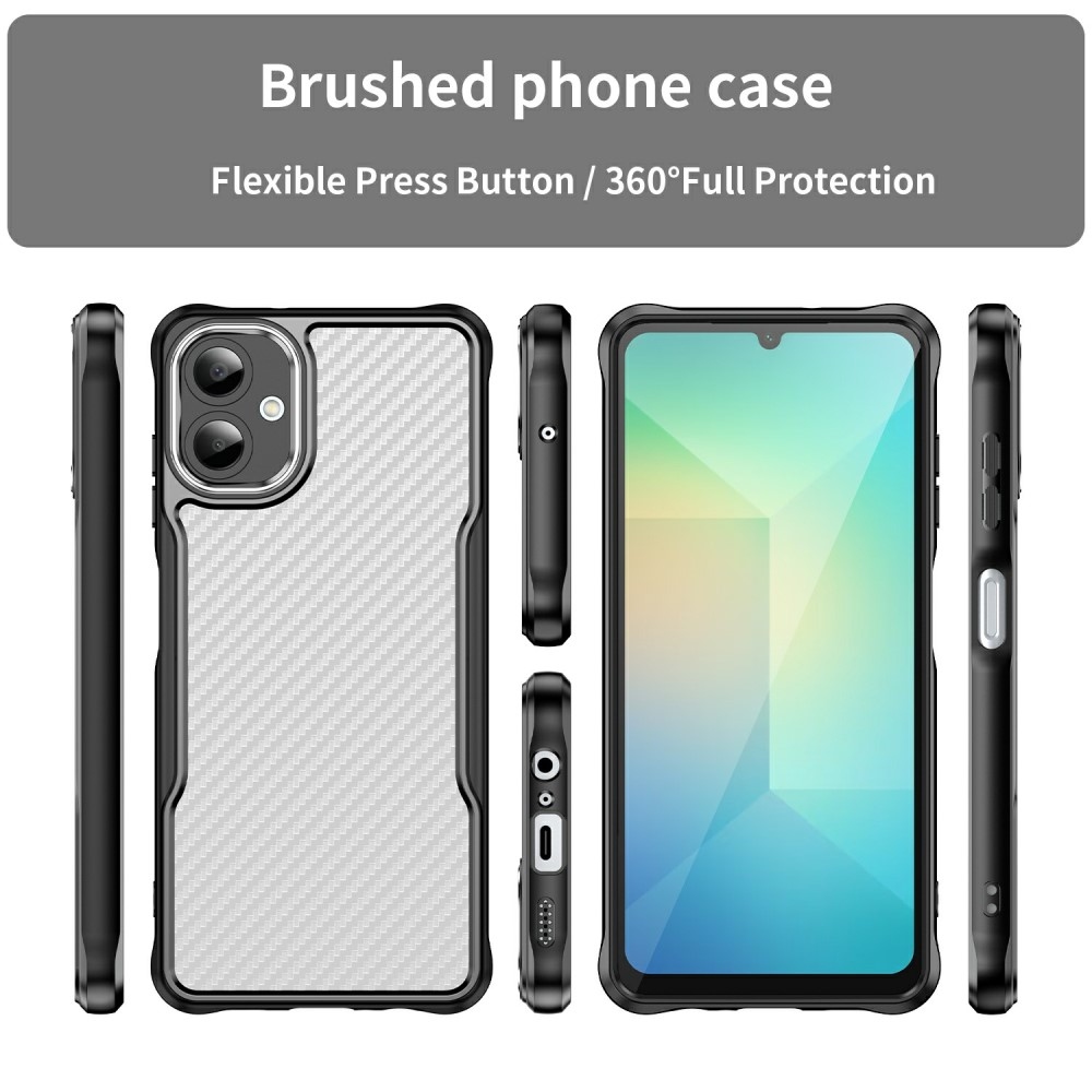 Textures odolný kryt na Samsung Galaxy A06 4G - černý
