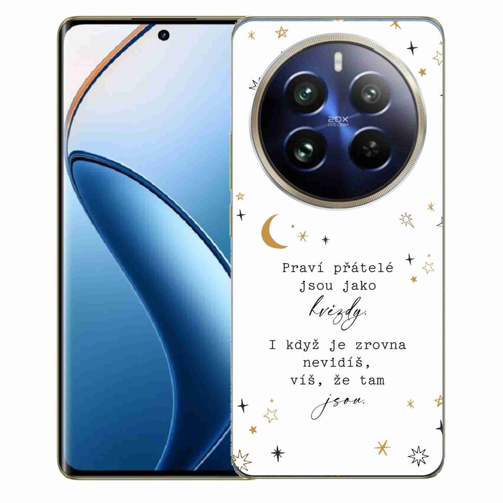 Gelový kryt mmCase na Realme 12 Pro 5G/12 Pro+ 5G - citát 6 bílé pozadí