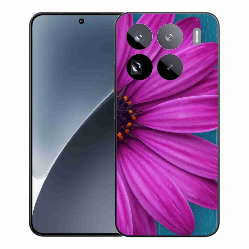 Gelový kryt mmCase na Xiaomi 15 Pro - fialová kopretina