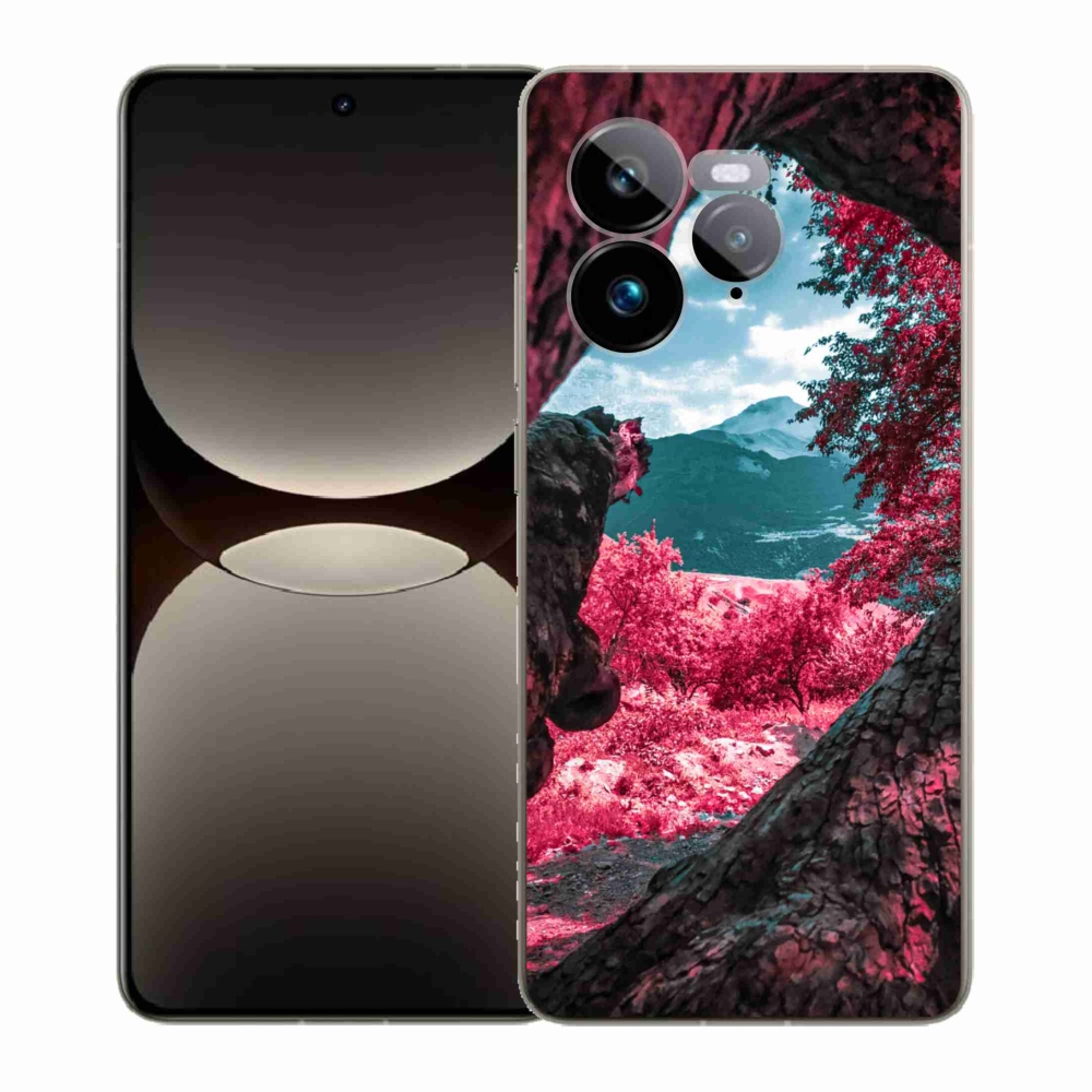 Gelový kryt mmCase na Realme GT 7 Pro 5G - výhled na hory
