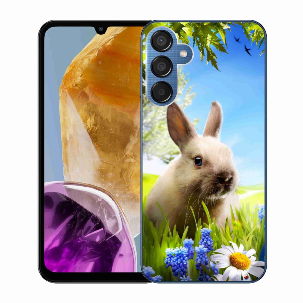 Gelový kryt mmCase na Samsung Galaxy M15 5G - zajíček