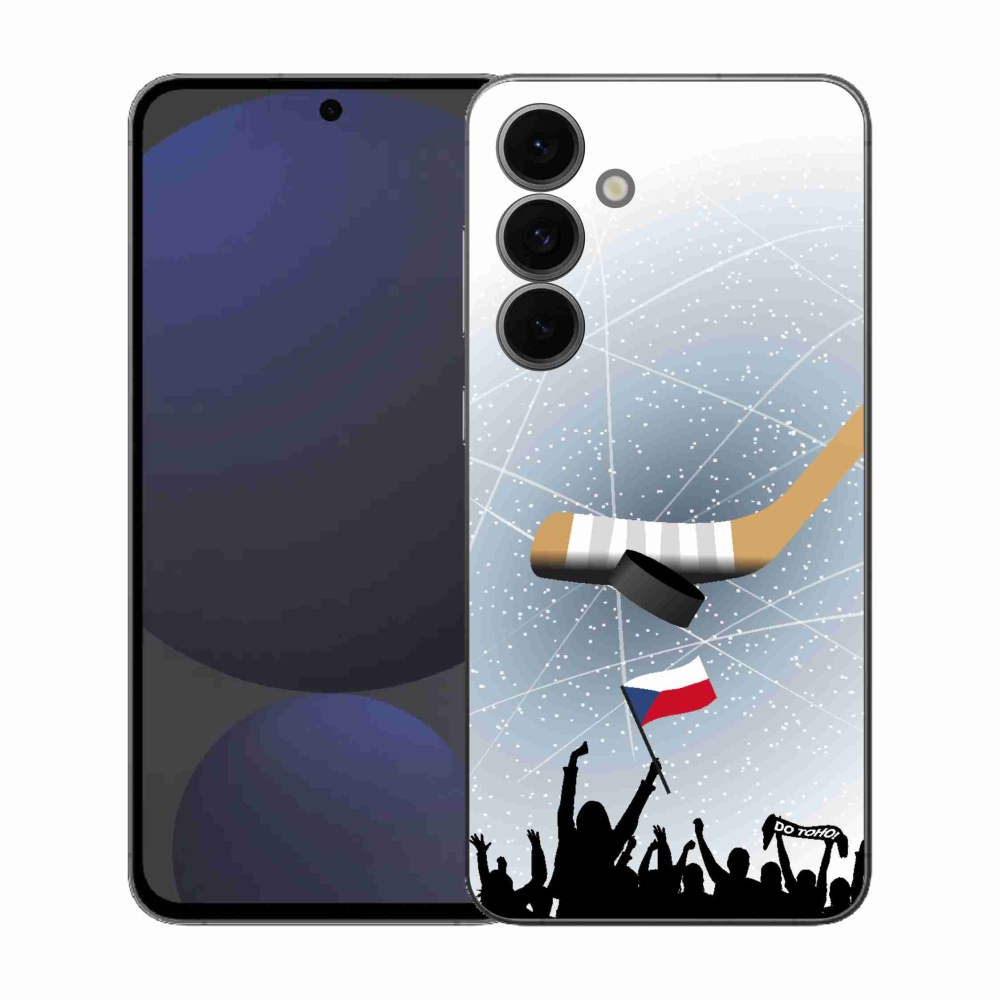Gelový kryt mmCase na Samsung Galaxy S25 FE - fanoušci hokeje