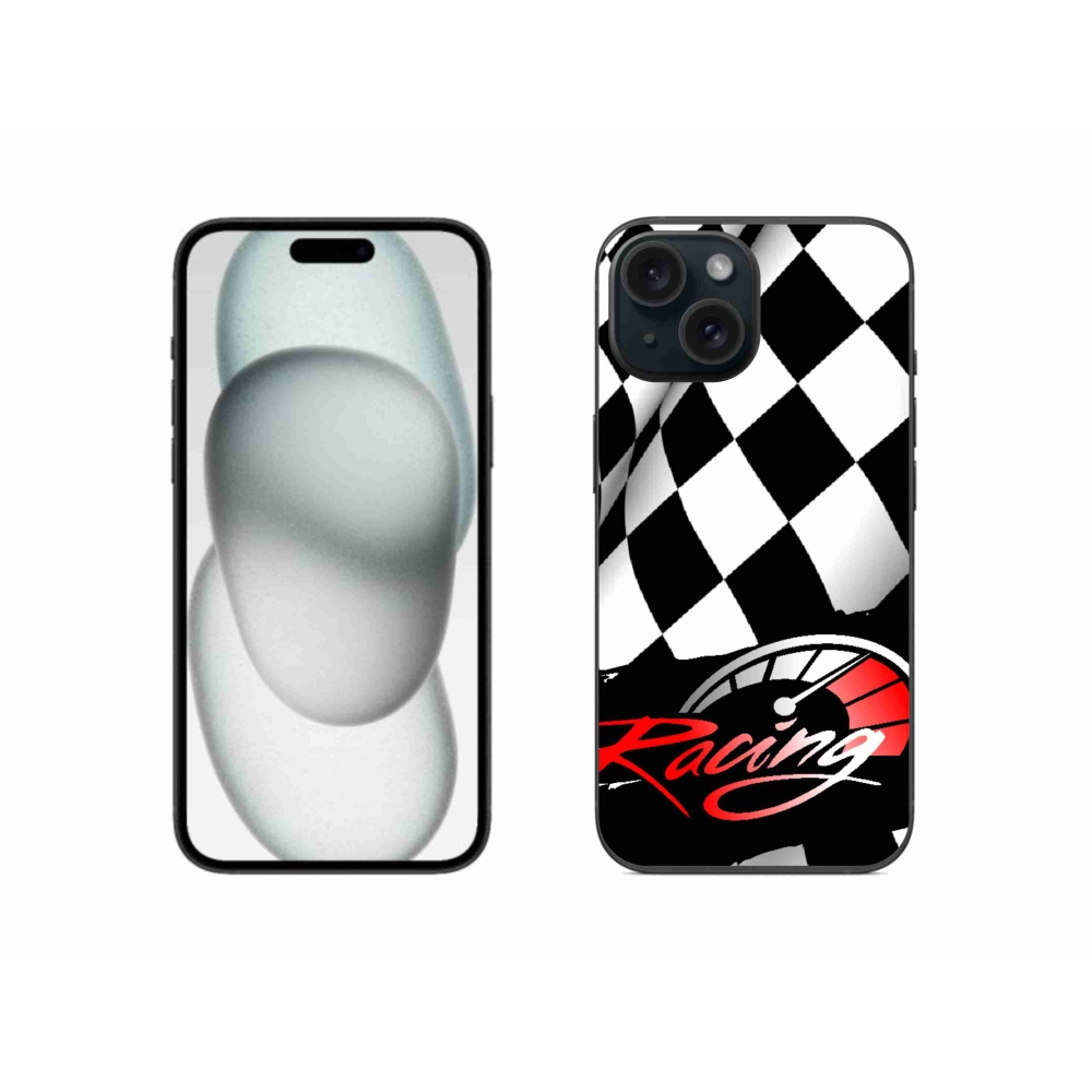 Gelový kryt mmCase na iPhone 15 - závodění
