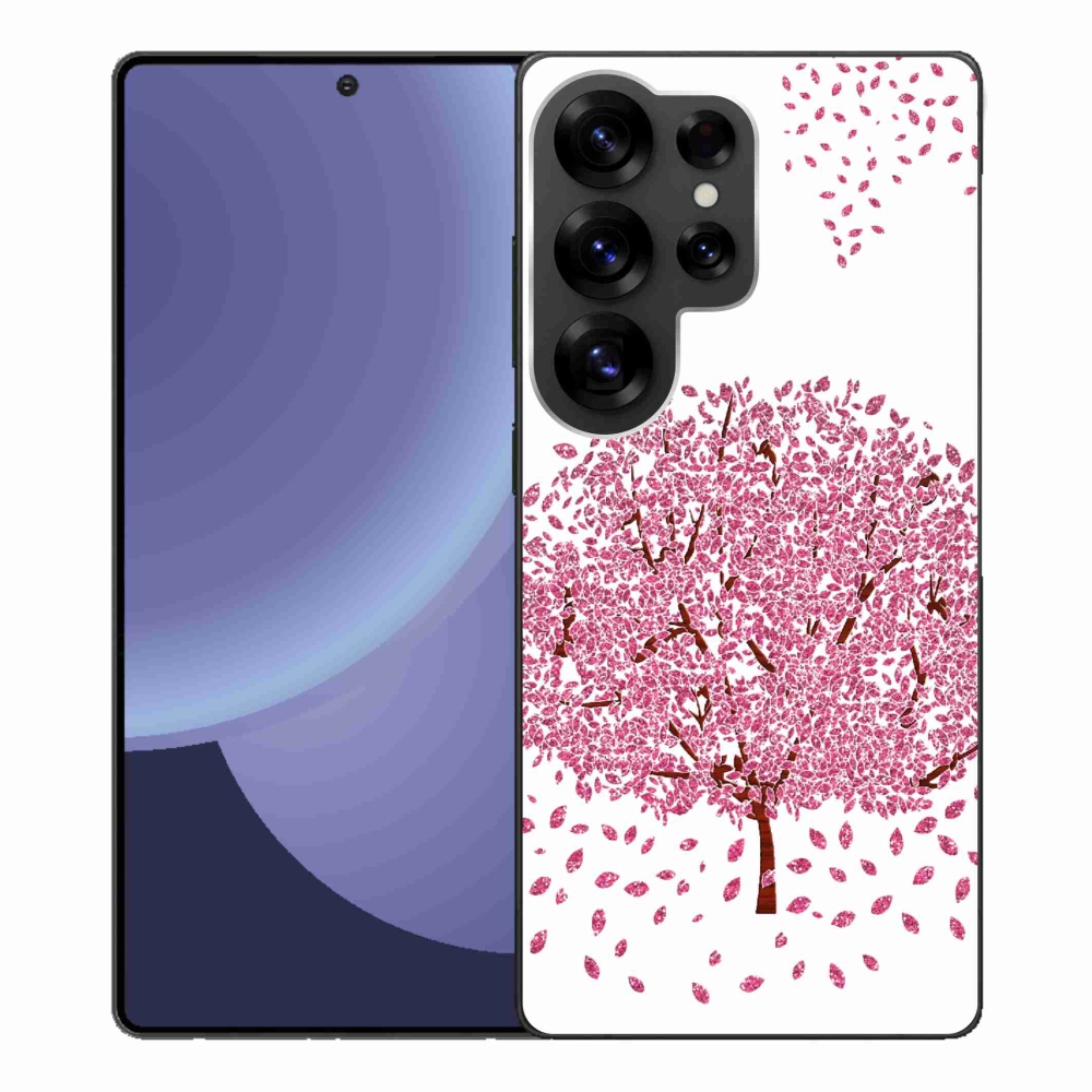 Gelový kryt mmCase na Samsung Galaxy S25 Ultra - kreslený strom s listy