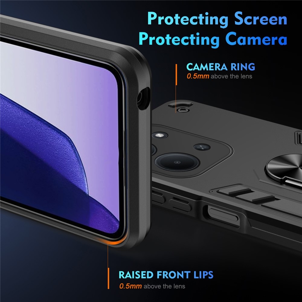 Defend odolný kryt na Xiaomi Redmi 15C 4G (171mm)/Poco C85 4G (171mm) - černý