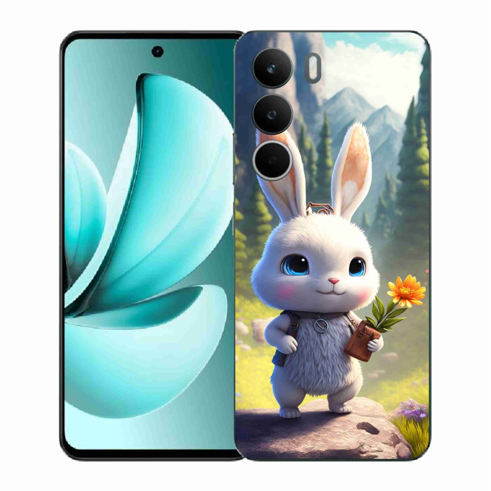 Gelový kryt mmCase na Realme C71 - roztomilý králíček