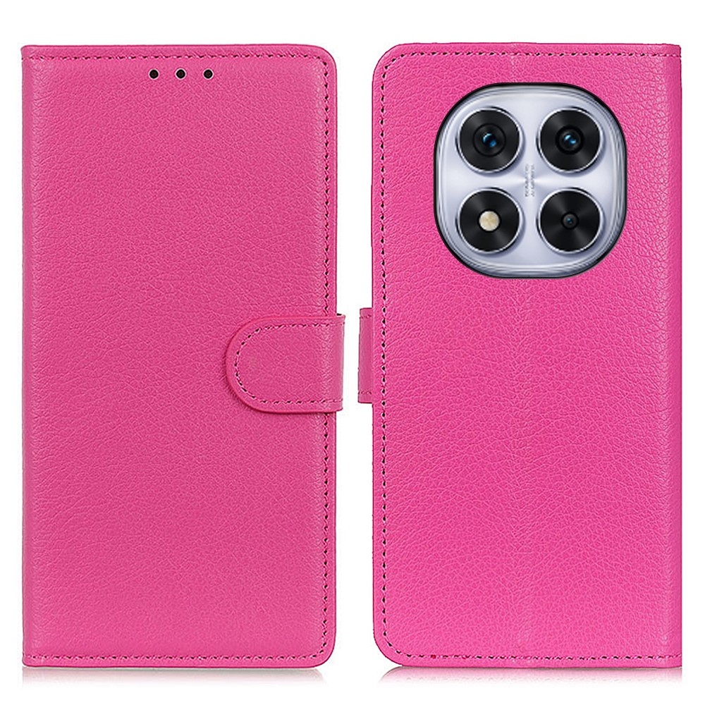 Litchie knížkové pouzdro na Xiaomi Redmi Note 14 Pro - rose