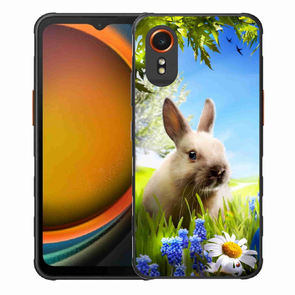 Gelový kryt mmCase na Samsung Galaxy Xcover 7 - zajíček