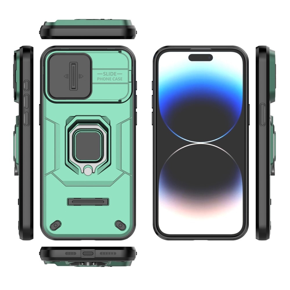 Shock odolný kryt na iPhone 15 Pro - zelený