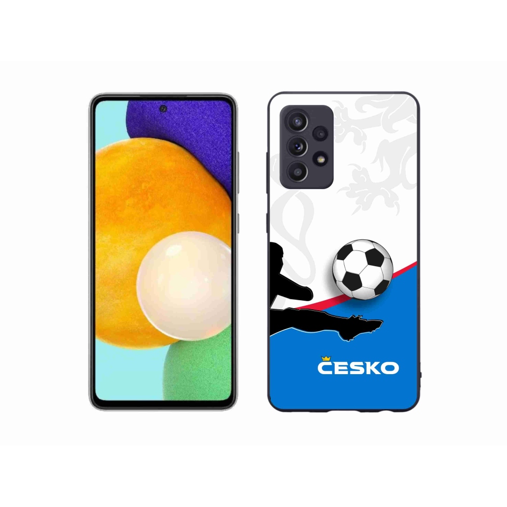 Gelový kryt mmCase na Samsung Galaxy A52/A52 5G - fotbal Česko 3