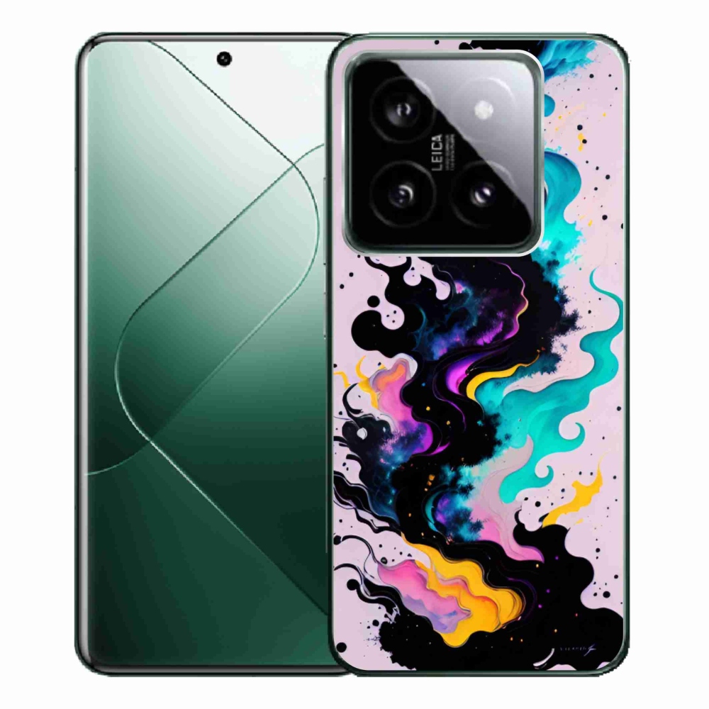 Gelový kryt mmCase na Xiaomi 14 Pro - abstraktní motiv 4
