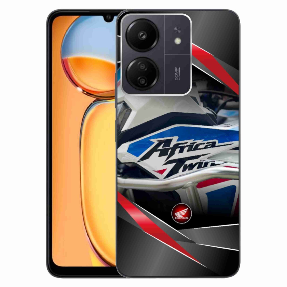 Gelový kryt mmCase na Xiaomi Poco C65/Redmi 13C - motorka honda