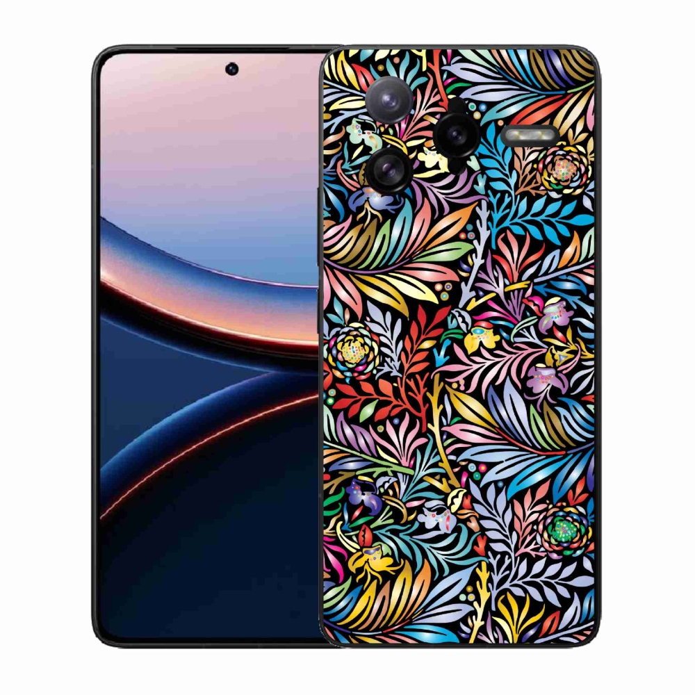 Gelový kryt mmCase na Xiaomi Poco F7 Ultra - květiny 5